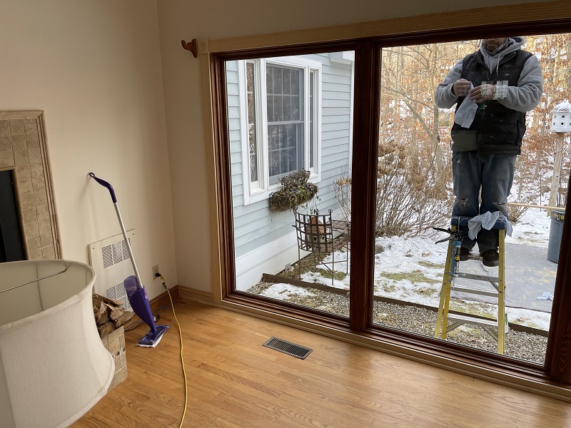 Customer trim around the window
